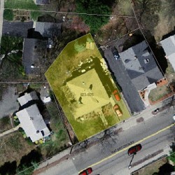 925 Watertown St, Newton, MA 02465 aerial view