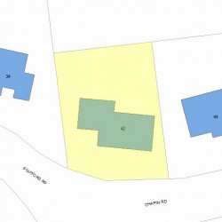 42 Stafford Rd, Newton, MA 02459 plot plan