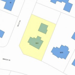 1881 Beacon St, Newton, MA 02468 plot plan