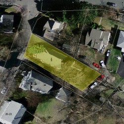 10 Jefferson St, Newton, MA 02458 aerial view