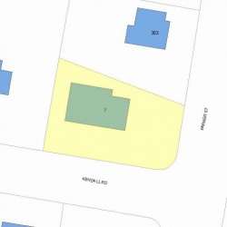 7 Kendall Rd, Newton, MA 02459 plot plan