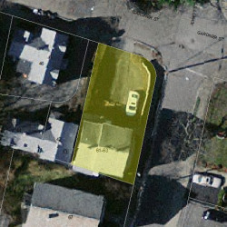 63 Jewett St, Newton, MA 02458 aerial view