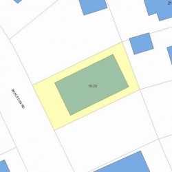 18 Boylston Rd, Newton, MA 02461 plot plan