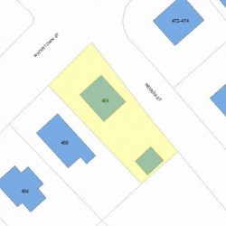 484 Watertown St, Newton, MA 02460 plot plan