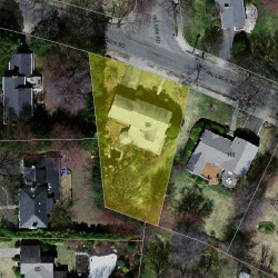 99 Paulson Rd, Newton, MA 02468 aerial view