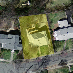 44 Chapin Rd, Newton, MA 02459 aerial view
