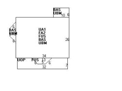 158 Clark St, Newton, MA 02459 floor plan