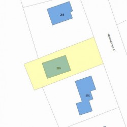 269 Winchester St, Newton, MA 02461 plot plan