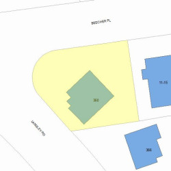 360 Langley Rd, Newton, MA 02459 plot plan