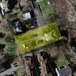 18 Carlisle Pl, Newton, MA 02459 aerial view