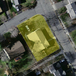 66 Hanson Rd, Newton, MA 02459 aerial view