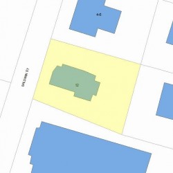 12 Baldwin St, Newton, MA 02458 plot plan