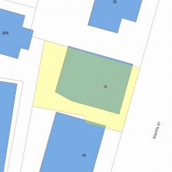 39 School St, Newton, MA 02458 plot plan