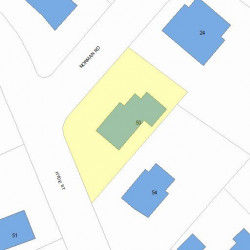 50 Hyde St, Newton, MA 02461 plot plan