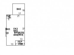 22 Auburn St, Newton, MA 02465 floor plan