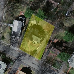 41 Berwick Rd, Newton, MA 02459 aerial view