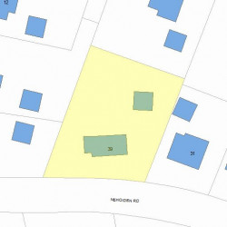 39 Nehoiden Rd, Newton, MA 02468 plot plan