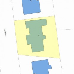 11 Helene Rd, Newton, MA 02468 plot plan