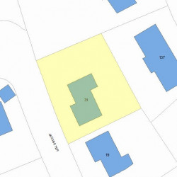 31 Jacobs Ter, Newton, MA 02459 plot plan