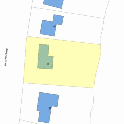 35 Kingswood Rd, Newton, MA 02466 plot plan