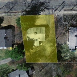 52 Heatherland Rd, Newton, MA 02461 aerial view