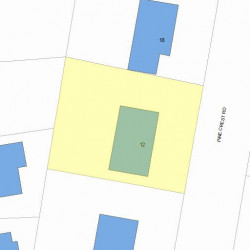 12 Pine Crest Rd, Newton, MA 02459 plot plan