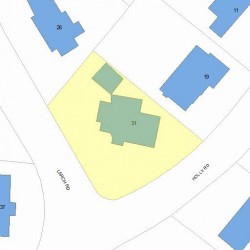 31 Holly Rd, Newton, MA 02468 plot plan