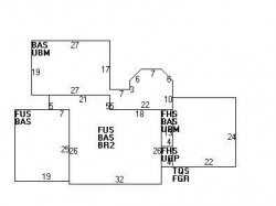 131 Langdon St, Newton, MA 02458 floor plan