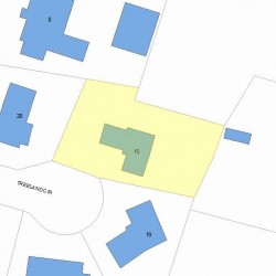 15 Treeland Cir, Newton, MA 02458 plot plan