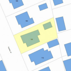 108 Chapel St, Newton, MA 02458 plot plan