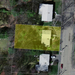 19 Andrew St, Newton, MA 02461 aerial view