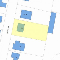 20 Crescent St, Newton, MA 02465 plot plan