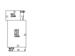 196 Chapel St, Newton, MA 02458 floor plan