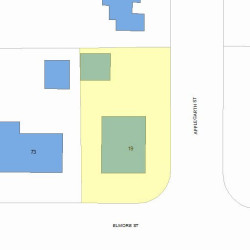 19 Applegarth St, Newton, MA 02459 plot plan