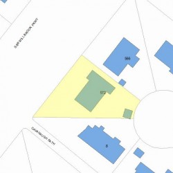 572 Saw Mill Brook Pkwy, Newton, MA 02459 plot plan