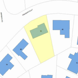 56 Greenwood St, Newton, MA 02459 plot plan