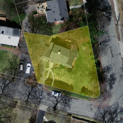 7 Avalon Rd, Newton, MA 02468 aerial view