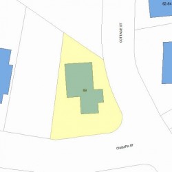 69 Cottage St, Newton, MA 02464 plot plan