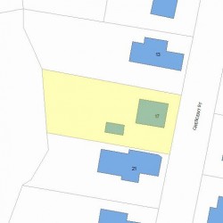 17 Crescent St, Newton, MA 02465 plot plan