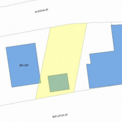 379 Boylston St, Newton, MA 02459 plot plan