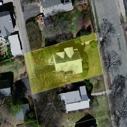11 Allen Ave, Newton, MA 02468 aerial view