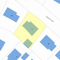 52 Randlett Park, Newton, MA 02465 plot plan