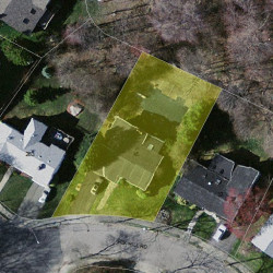 45 Fox Hill Rd, Newton, MA 02459 aerial view