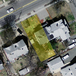 848 Watertown St, Newton, MA 02465 aerial view