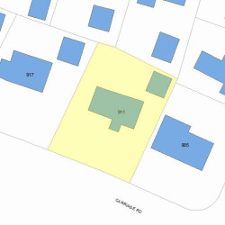 911 Commonwealth Ave, Newton, MA 02459 plot plan
