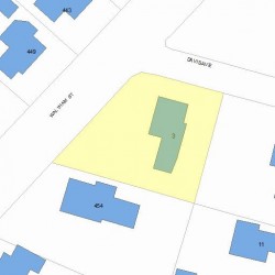 3 Davis Ave, Newton, MA 02465 plot plan