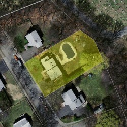 11 Driftwood Dr, Newton, MA 02465 aerial view