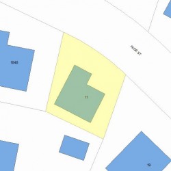 11 Hyde St, Newton, MA 02461 plot plan