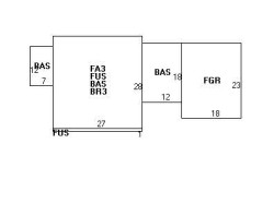 56 Roosevelt Rd, Newton, MA 02459 floor plan