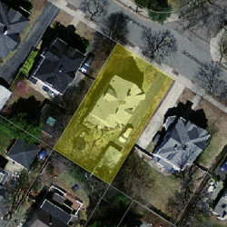136 Dickerman Rd, Newton, MA 02461 aerial view